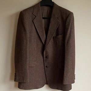 Classic Vintage Brown Tweed Men's Blazer or sport coat 42R